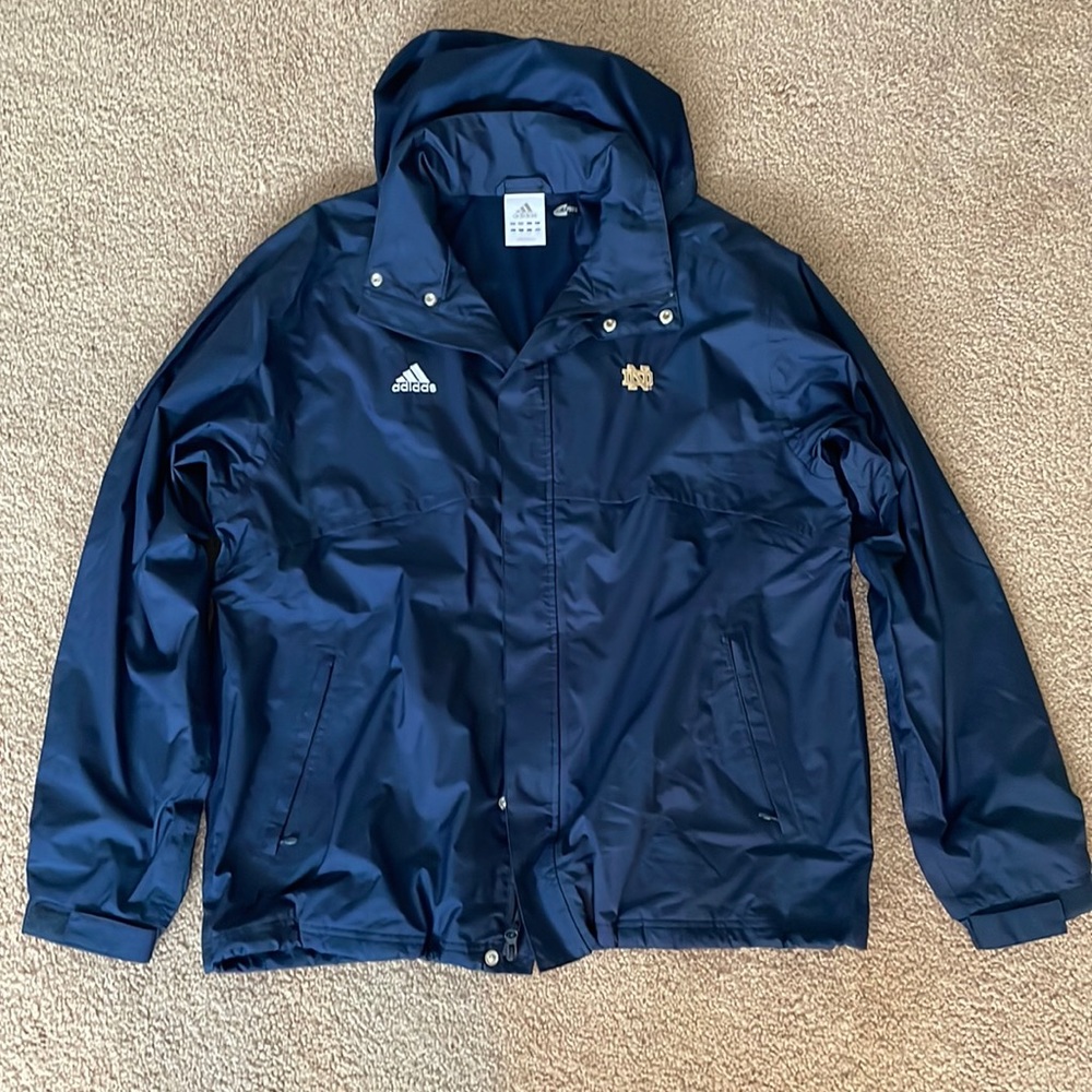 Men’s Blue Adidas Notre Dame Jacket